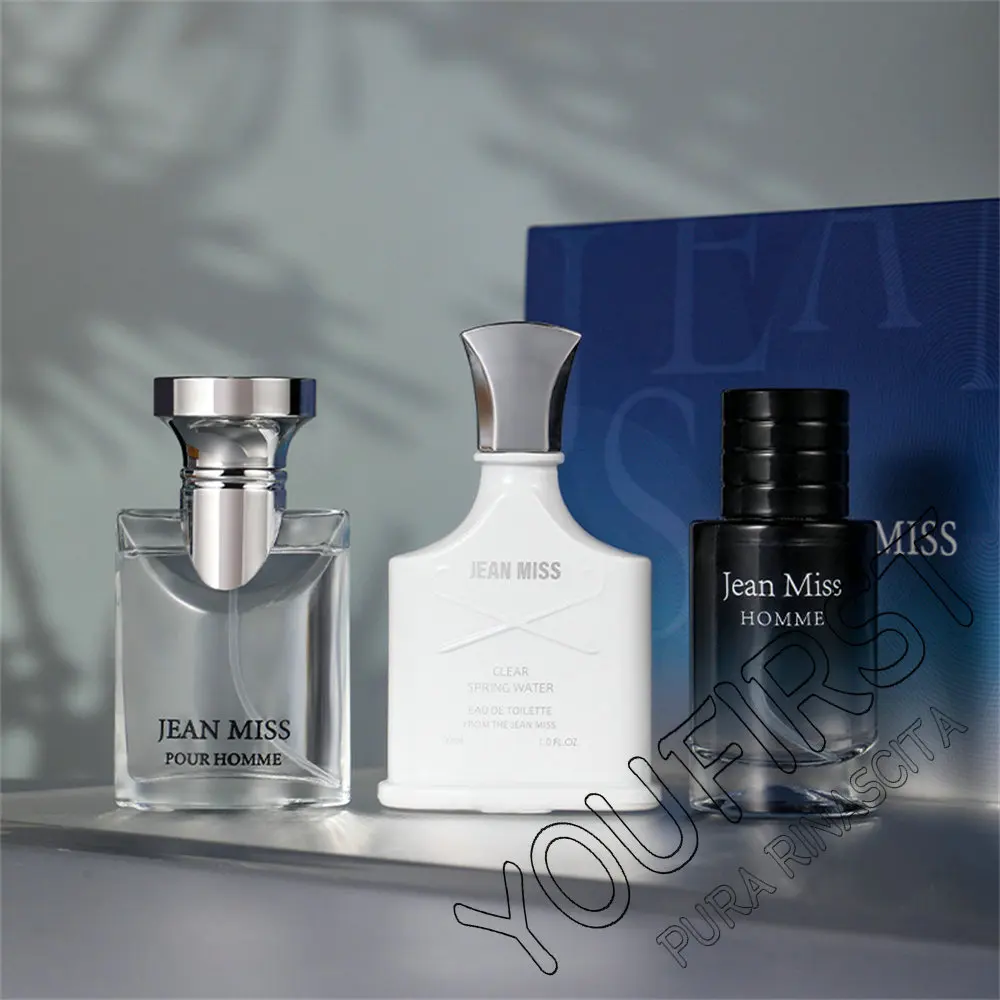 Perfume de lujo de 90ml para hombre, Juego de 3 piezas de Colognes Profumo, espray de fragancia duradero, Perfume de feromonas, Originales