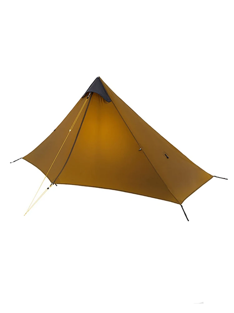 Neues FLAME'S CREED Lanshan 1-Personen-Outdoor-Ultraleicht-Campingzelt Single Man 3/4 Saison Professionelles 15D-Silikon-stangenloses Zelt