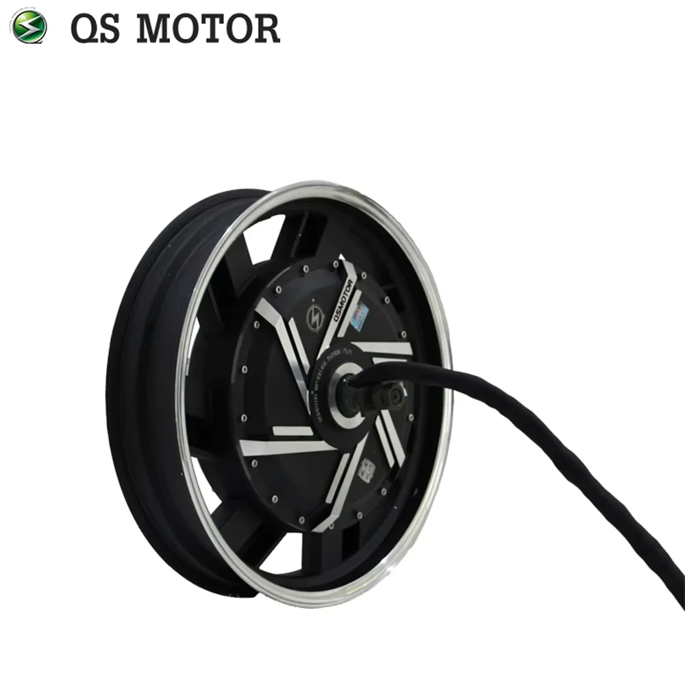 QS 17inch 4kW 273 40H V3 Brushless BLDC Electric Scooter Motorcycle In-wheel Hub Motor With Kits