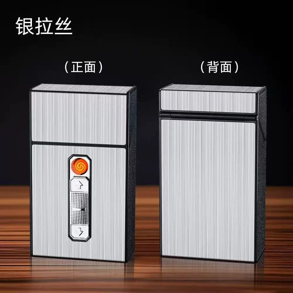 New Metal Electric Tungsten 20PCS Cigar Box Lighter USB Rechargeable  Outdoor Windproof Waterproof Portable Gadget for Men - AliExpress 15