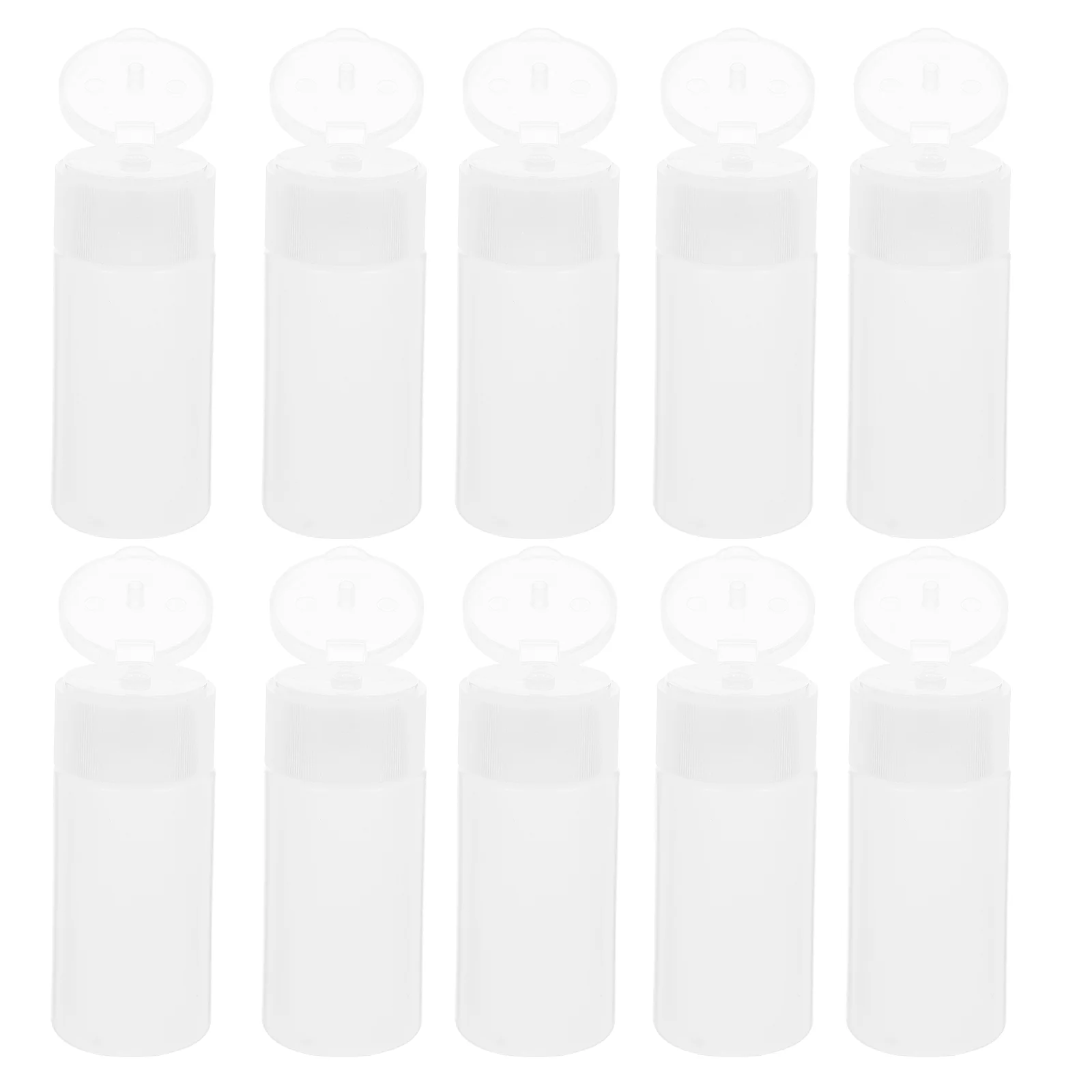 10 Uds. Botellas superiores para apretar, dispensador de manos para champú, cosméticos de Perfume, soportes de líquidos de viaje, a prueba de fugas, reutilizables y recargables