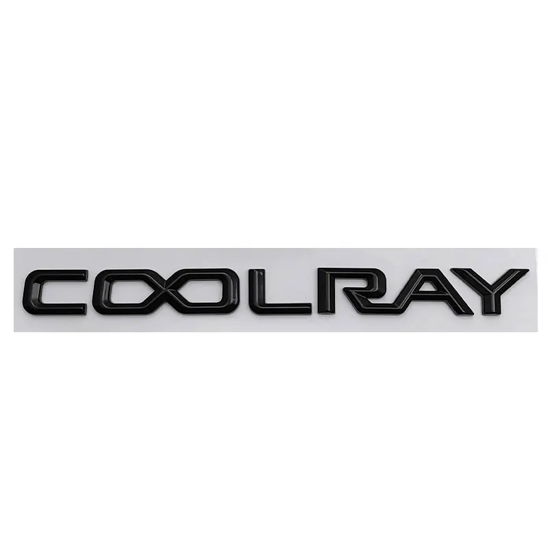 

Наклейки-эмблемы COOLRAY для Geely Coolray: персонализированные черные логотипы на заднюю дверь, багажник, боковые двери автомобиля