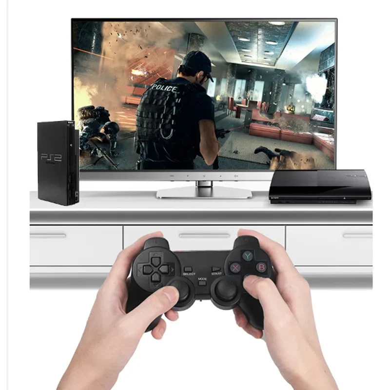 GAMINJA 2.4Ghz لوحة ألعاب لاسلكية لا تأخير أذرع التحكم في ألعاب الفيديو USB عصا التحكم للكمبيوتر أندرويد TV BOX صندوق الألعاب التصميم الخارجي الكلاسيكي
