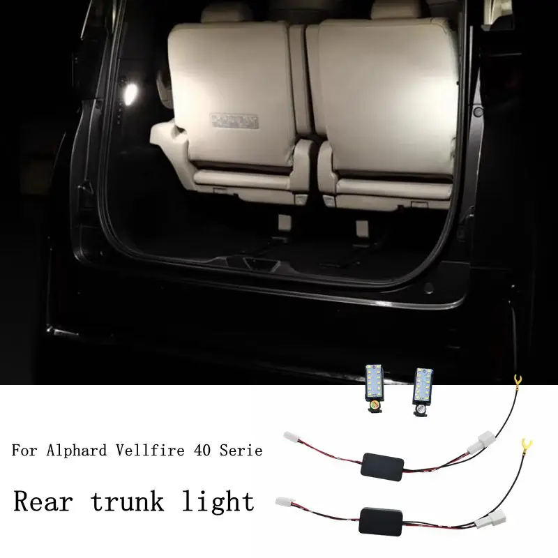 

No alarm For Toyota Alphard 40 Series AH40 2023-2025 Accessories LED Car Tail Lights Vellfire 40 Series Rear trunk light