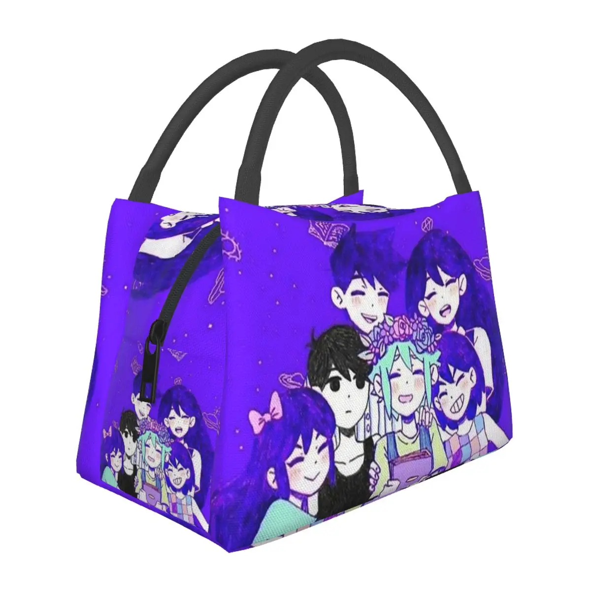 Omori Hero Sunny Basil Lunch Bags Insulated Bento Box Portable Lunch Tote Picnic Bags Cooler Thermal Bag for Woman Kids Work