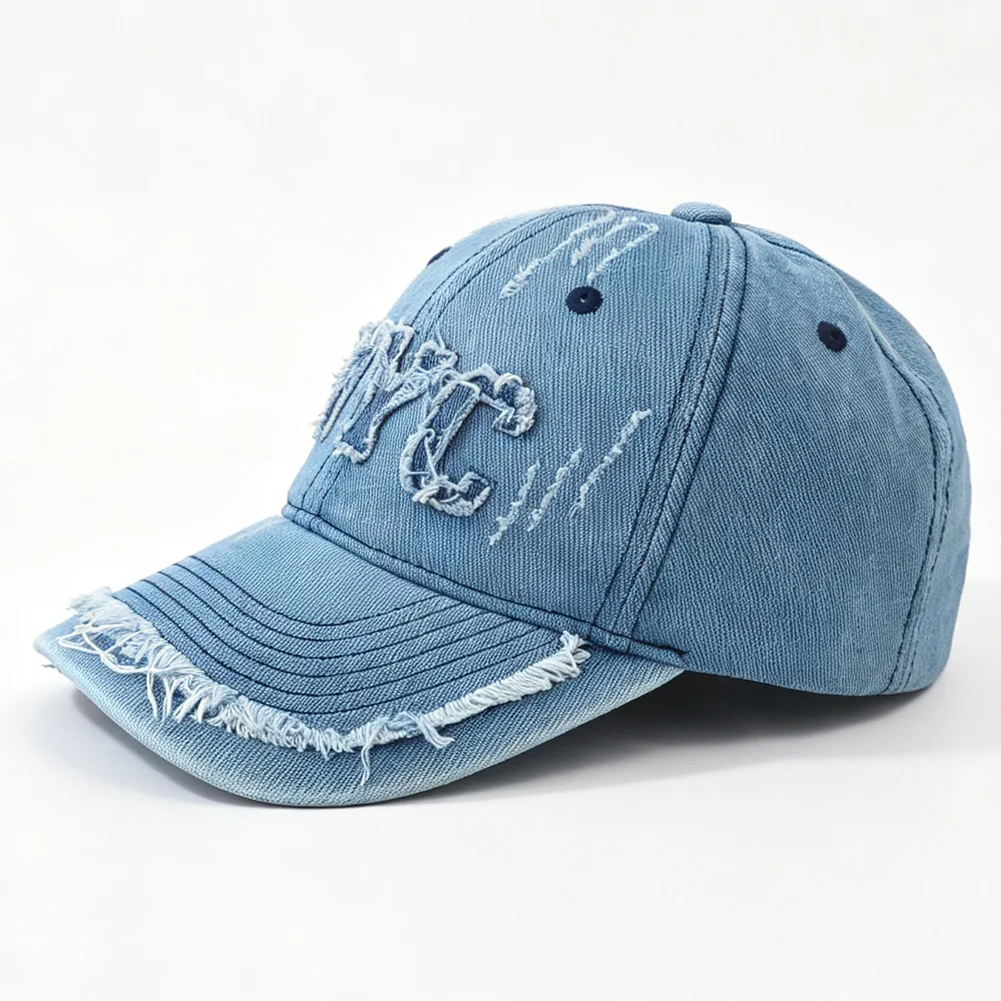 Casquette de baseball en denim - Embroidery Nyc avis et prix