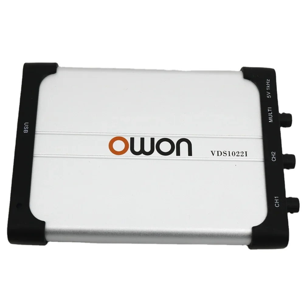 

2026 OWON VDS1022I PC Oscilloscope 25MHz Bandwidth 2+1 (multi) Channel 100MS/s