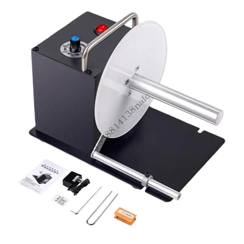 

594F Adjustable Speed Label Rewinder For 20mm 40mm Cores With 160mm Diameter 1 10Inch/Sec High Efficiency For Barcode Sticker