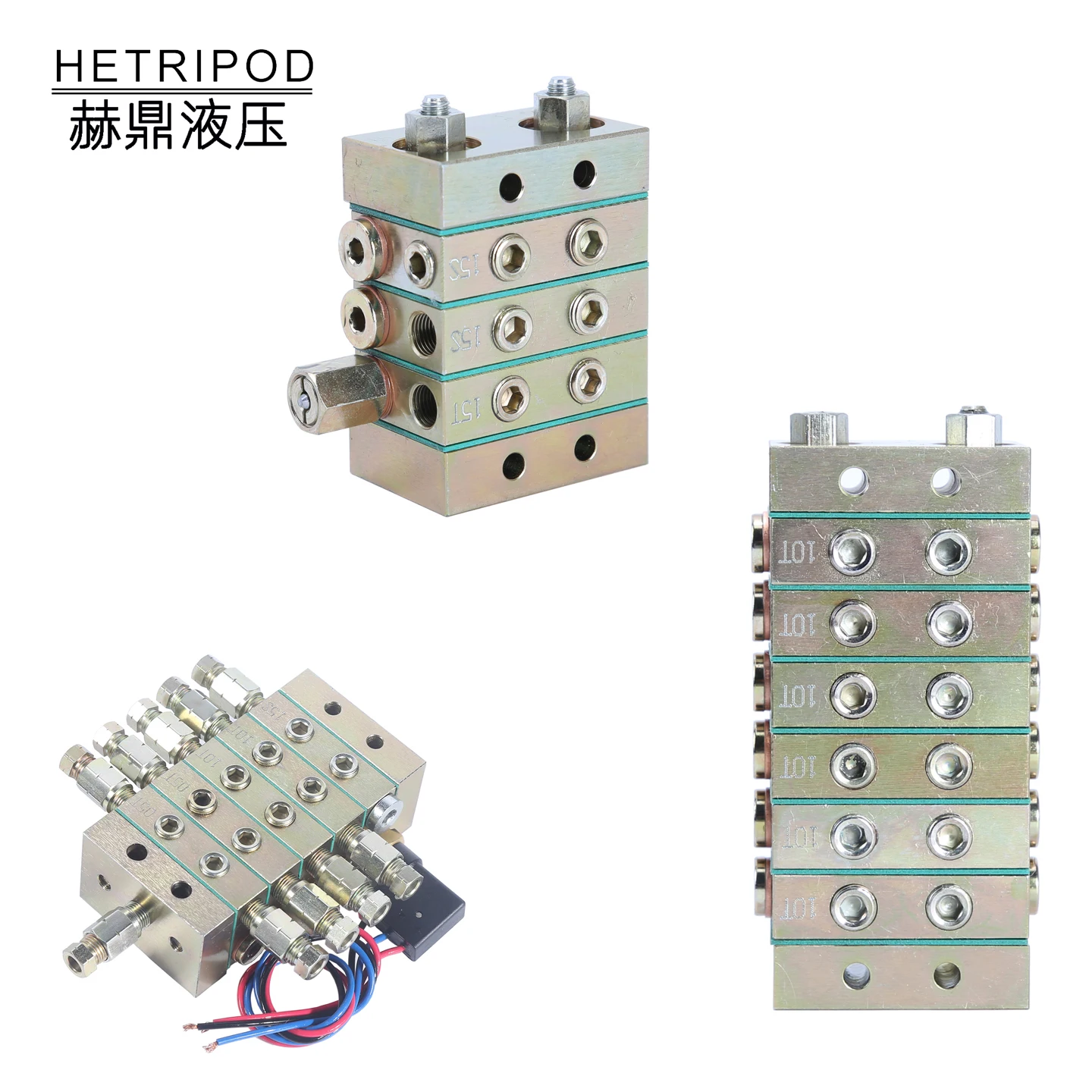 Centralized Lubrication Progressive Valve Hydraulic Valve Proportional Metering Valve Used for Industrial Machinery Quantitative
