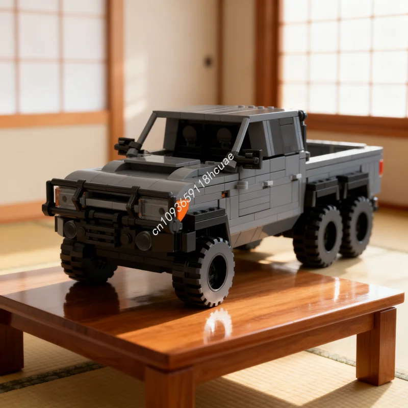 

524pcs MOC City Champions Toyota Land Cruiser Model Building Blocks Toy Construction DIY Christmas Gift Creative Idea Education