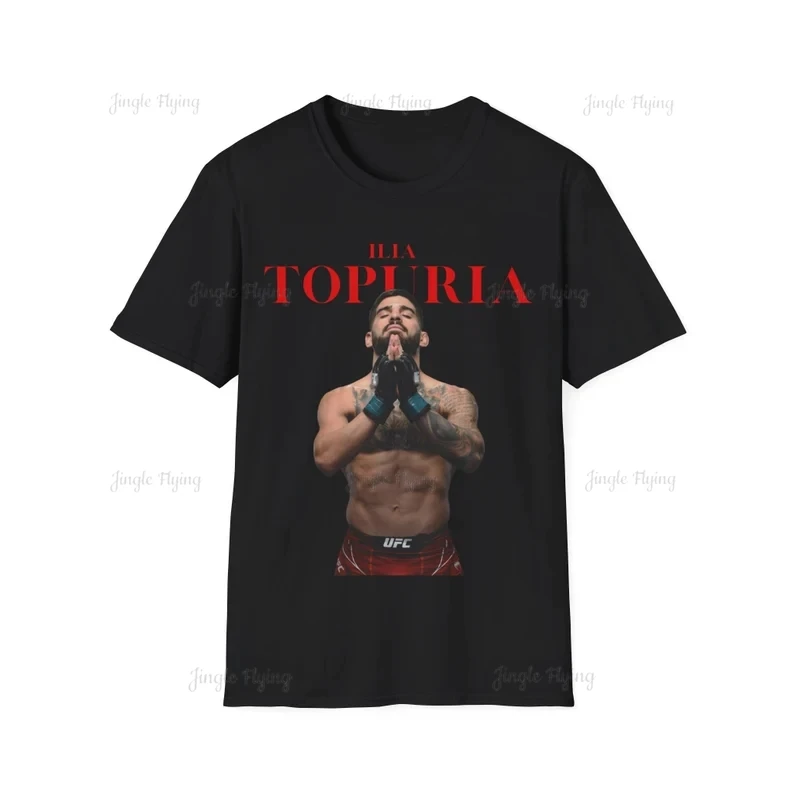 Ilia Topuria Cotton T-Shirt Gift For Boxers