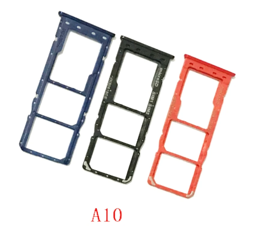 10Pcs Sim Card Tray SD For Samsung Galaxy A10 A20 A30 A40 A50 A60 A70 A80 A90 M10 M20 M30 Slot Holder