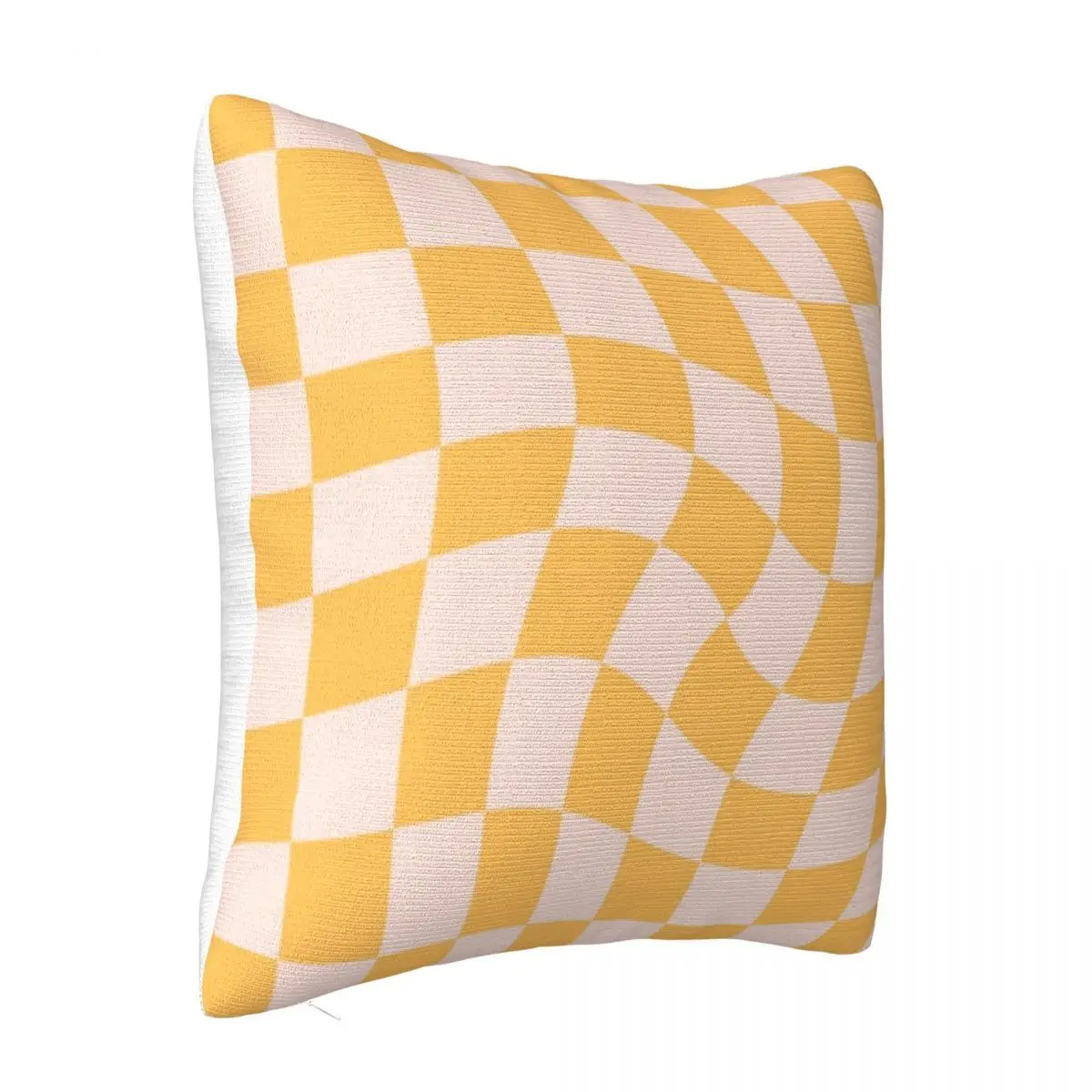 Check I - Yellow Twist Pillow Case Decorative Pillows 45X45 Cushions Cover Pillow Case Pillow Cover