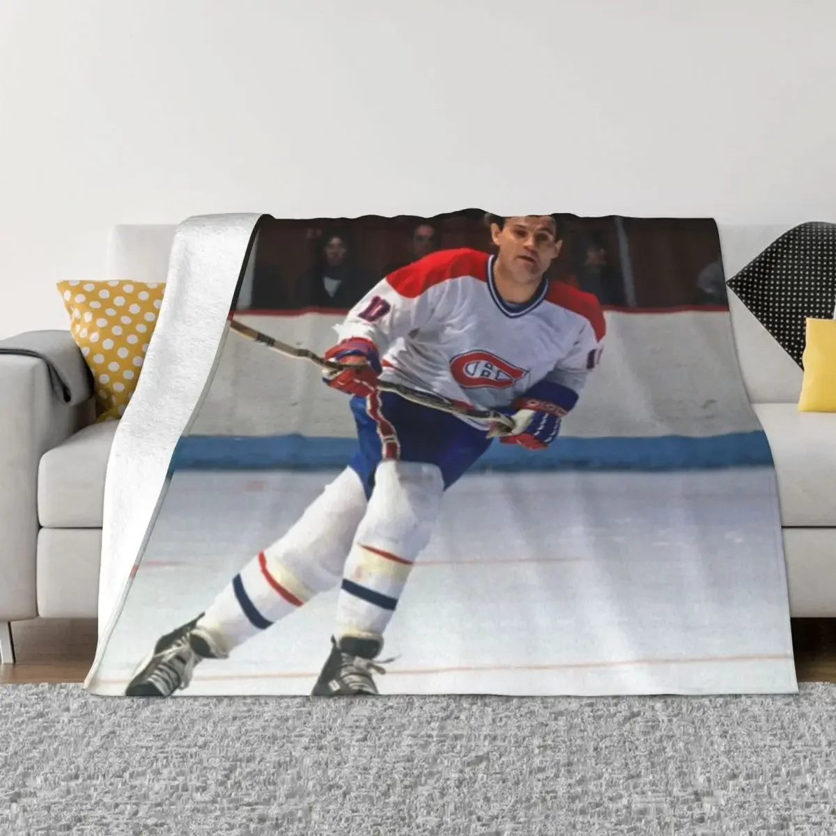 

Guy Lafleur Throw Blanket Fluffy Shaggy Polar Blankets blankets for beds throw blanket thin blanket picnic blanket