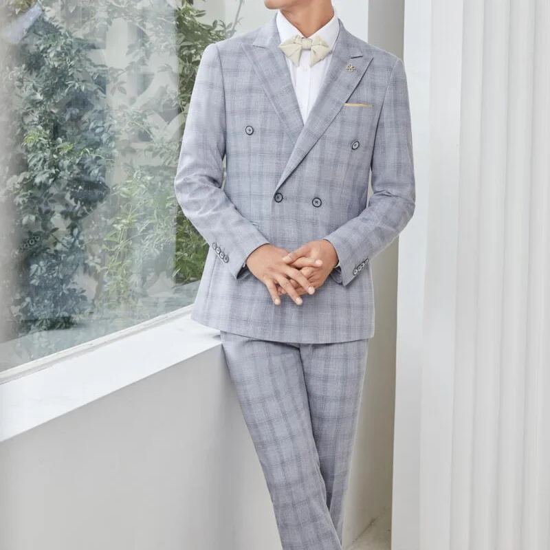 

2-piece Suit, Men's Luxury Casual Suit, Suitable For Daily Office And Business, Is The Best Gift For Husbands And Boyfriends