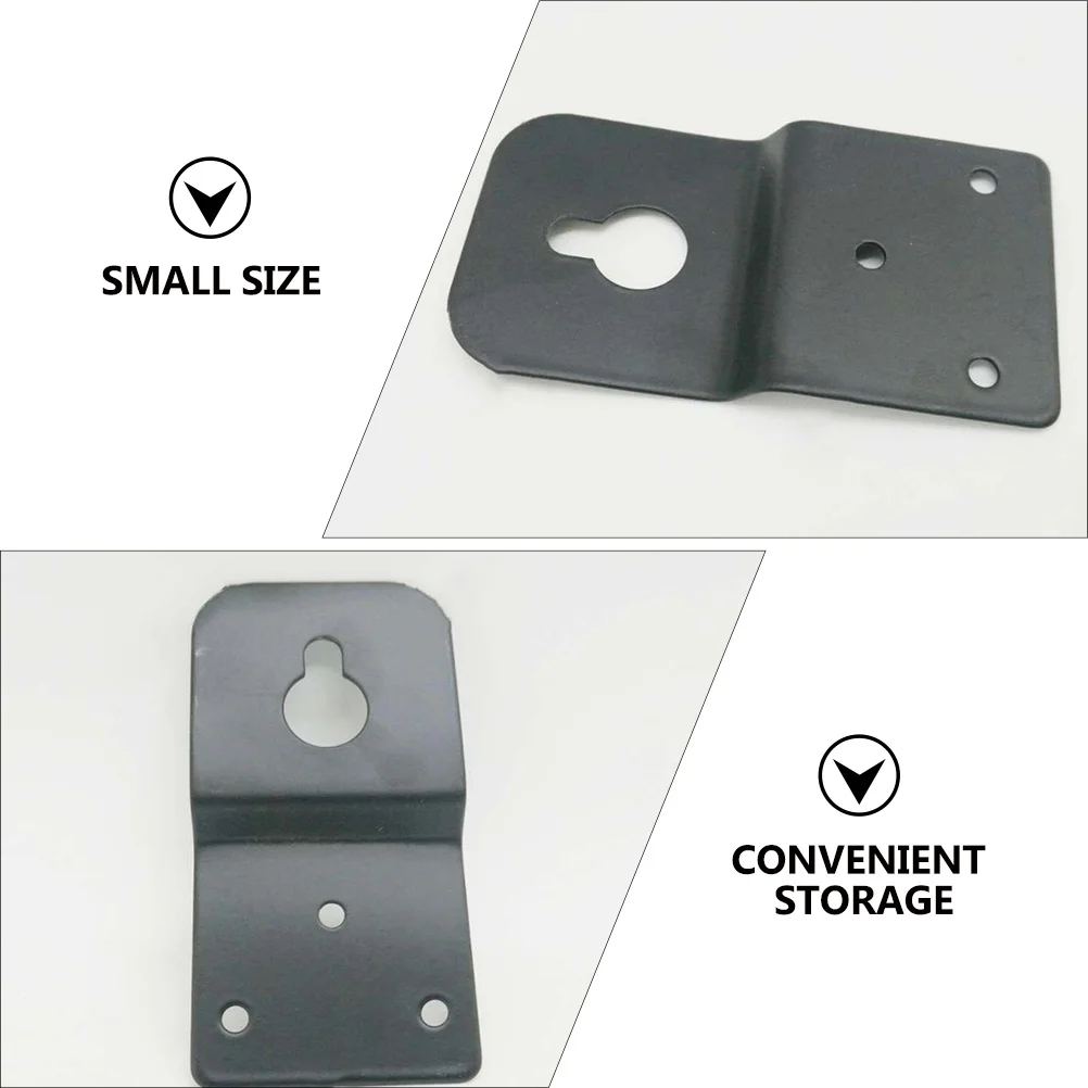 

10pcs Speaker Hanger Plate Thickened Iron Mount For Wall Hanging Audio Speaker Surround Sound Box Bracket Connector