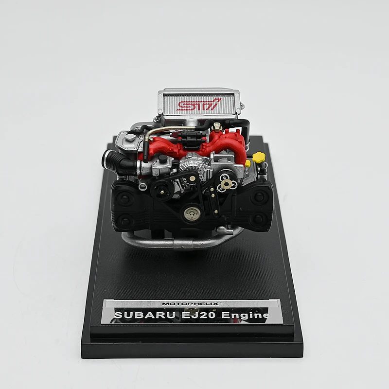 New In Stock Motorhelix Mh 1:18 Subaru Sti Ej20 Finished Engine Model Alloy Miniature Diecast Ornaments Custom Toys Kids Gift