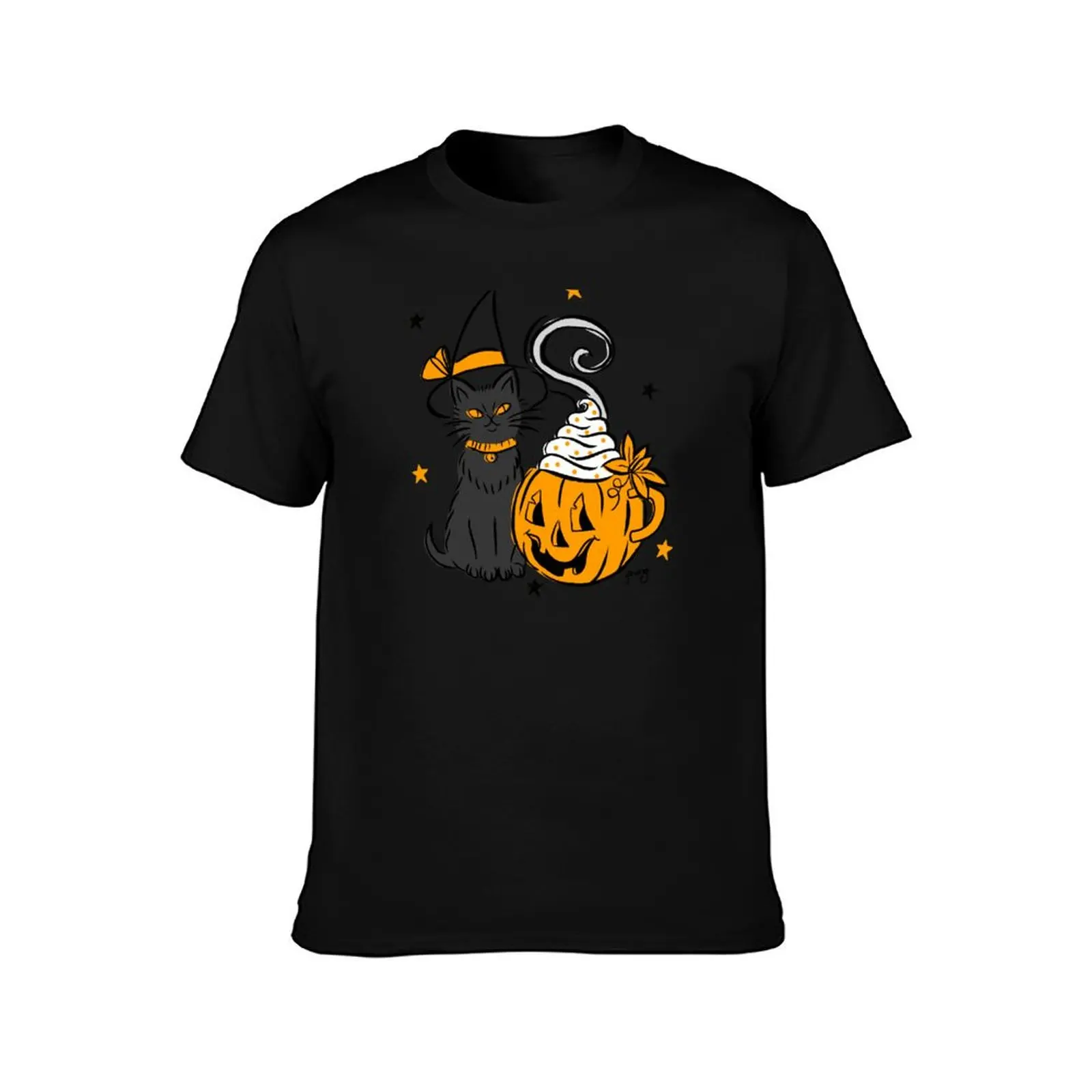 Pumpkin Spice Kitty T-Shirt cotton t shirts high quality T-Shirt