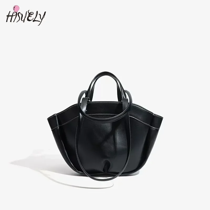 

Fashion Large Capacity Brown Tote Bag Soft Super Fiber Synthetic Leather Single Shoulder Handbag for Commuting and Shopping Bag