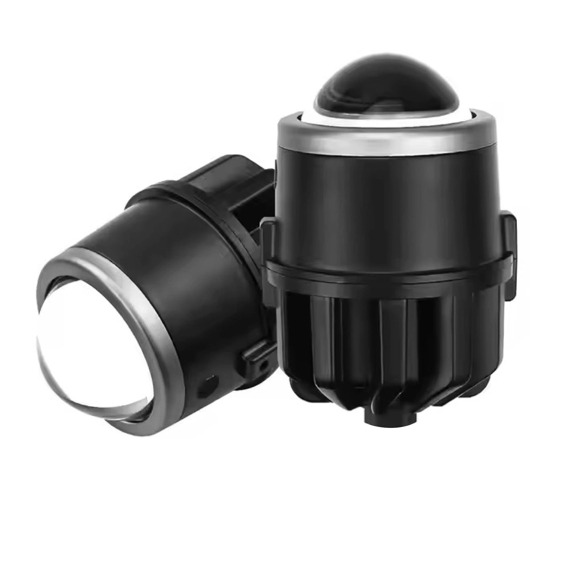 

2 Inch Bi LED Projector Fog Light with Halo Dual Beam Laser Lens White Yellow High Low Super Bright Car LED Retrofit Fog Lamp