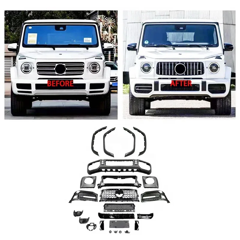 

Factory Hot Selling Car Bumper for W464 to Front Bumper PP Plastic Material for G C-class W464 Upgr G63 Bodykit