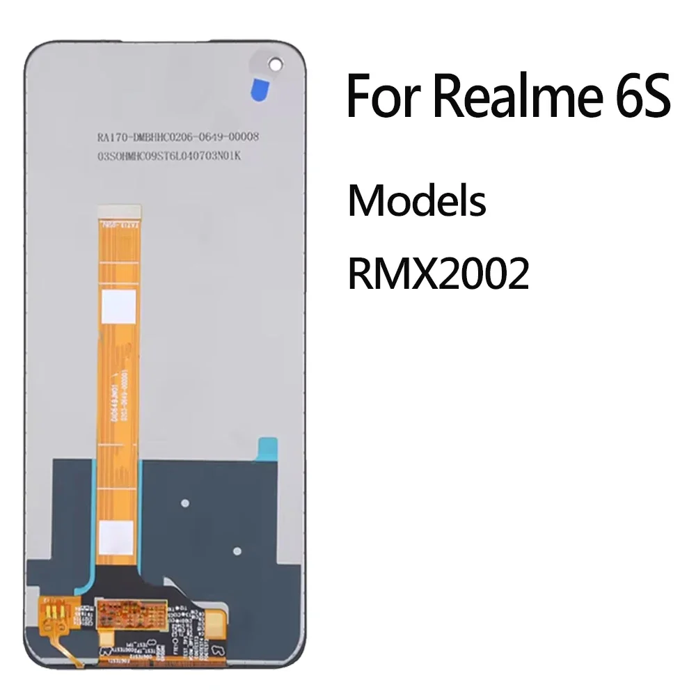 IPS For Realme 6 6S 7 4G LCD Display Touch Screen Assembly Digitizer Replacement Parts For Realme Narzo 20 Pro Narzo 30 4G LCD