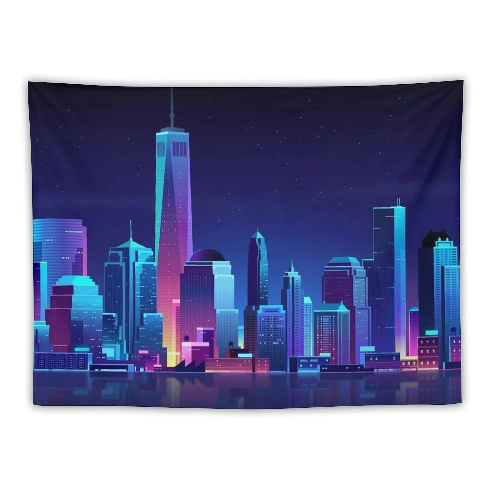 

Neon City Tapestry Outdoor Decoration Aesthetic Room Decors Aesthetics For Room Tapestry