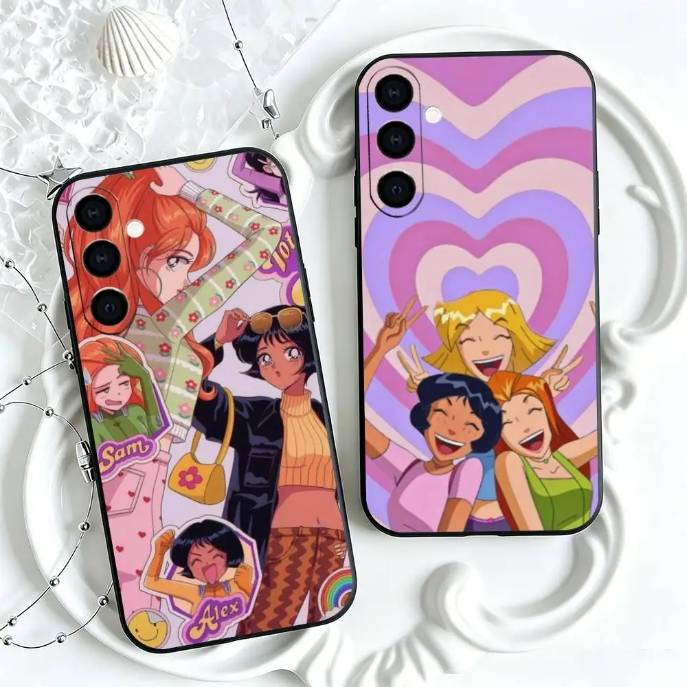 Cool gIrl Totally S-Spies Phone Case For Samsung Galaxy A73,A72,A71,A70,A53,A52,A51,Soft Silicone Black Cover