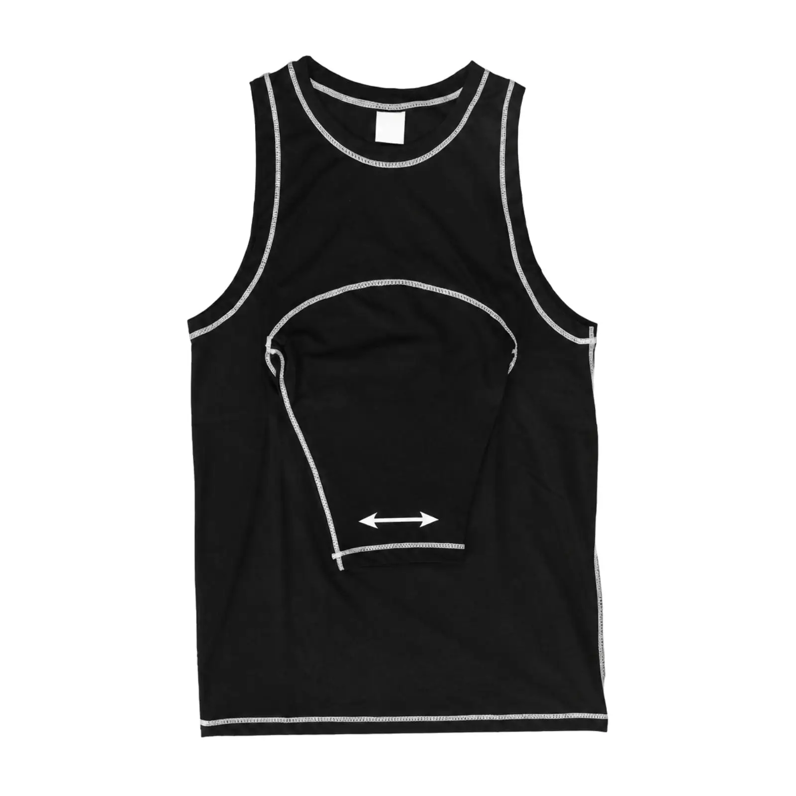 Golf Swing Training Vest for Arm Body Connection Practice Aid with Curved Front Panel for Golfers