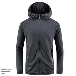 Veste Coupe-Vent de Protection Solaire pour Homme, Combinaison de Protection UV, Respirante, Légère, pour Cyclisme en Plein Air, Été, 2024