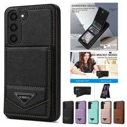 Wallet Anti-theft Brush Flip Leather Case For Samsung Galaxy A13 A14 A51 A52 A53 A54 S24 S23 FE S22 S21 Plus S20 Note 20 Ultra