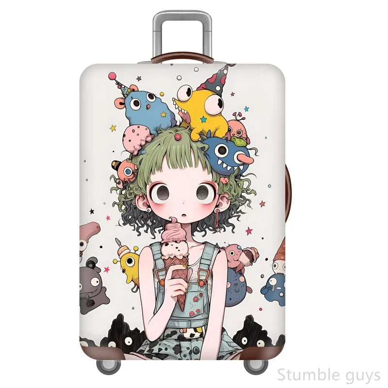 

Premium Elastic Luggage Protective Cover Dustproof Scratch-Resistant Suitcase Sleeve Sturdy For All Trips 18-32 Inch Luggage