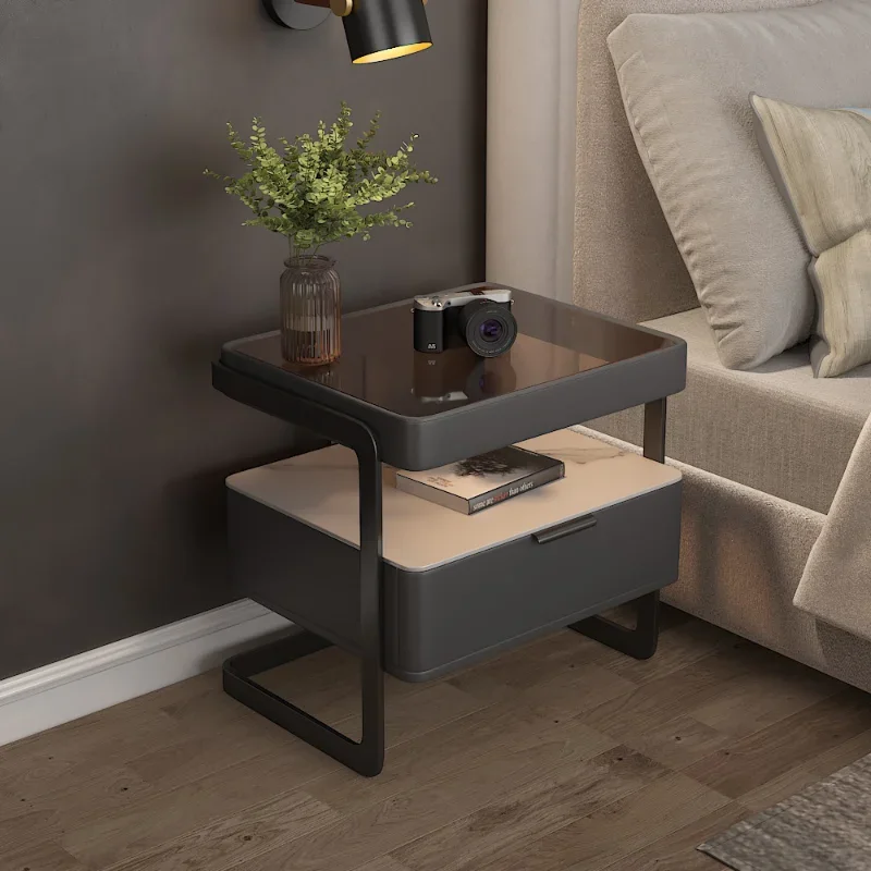 Multifunctional Modern Nightstands Pretty Simple Center Design Hanging Nightstands Storage Italian Table De Chevet Furnitures