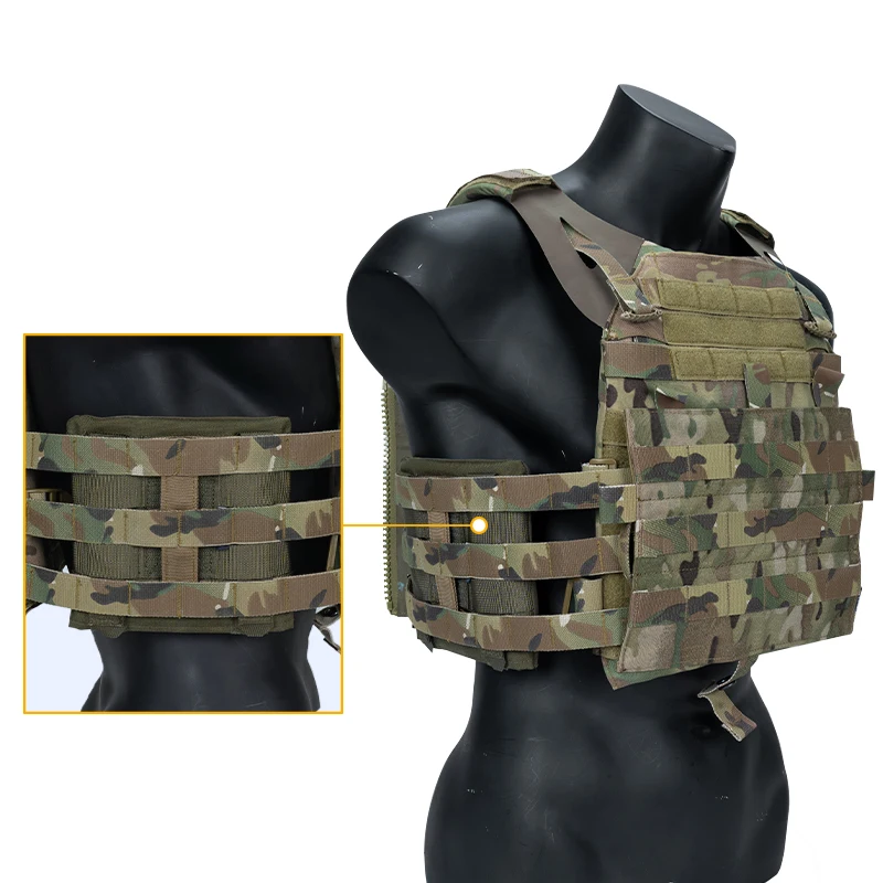 IDOGEAR-Tactical Side Plate Pouch, Bolsa Lateral de Camuflagem para JPC2.0 AVS Vest, Molle Hunting, 35107