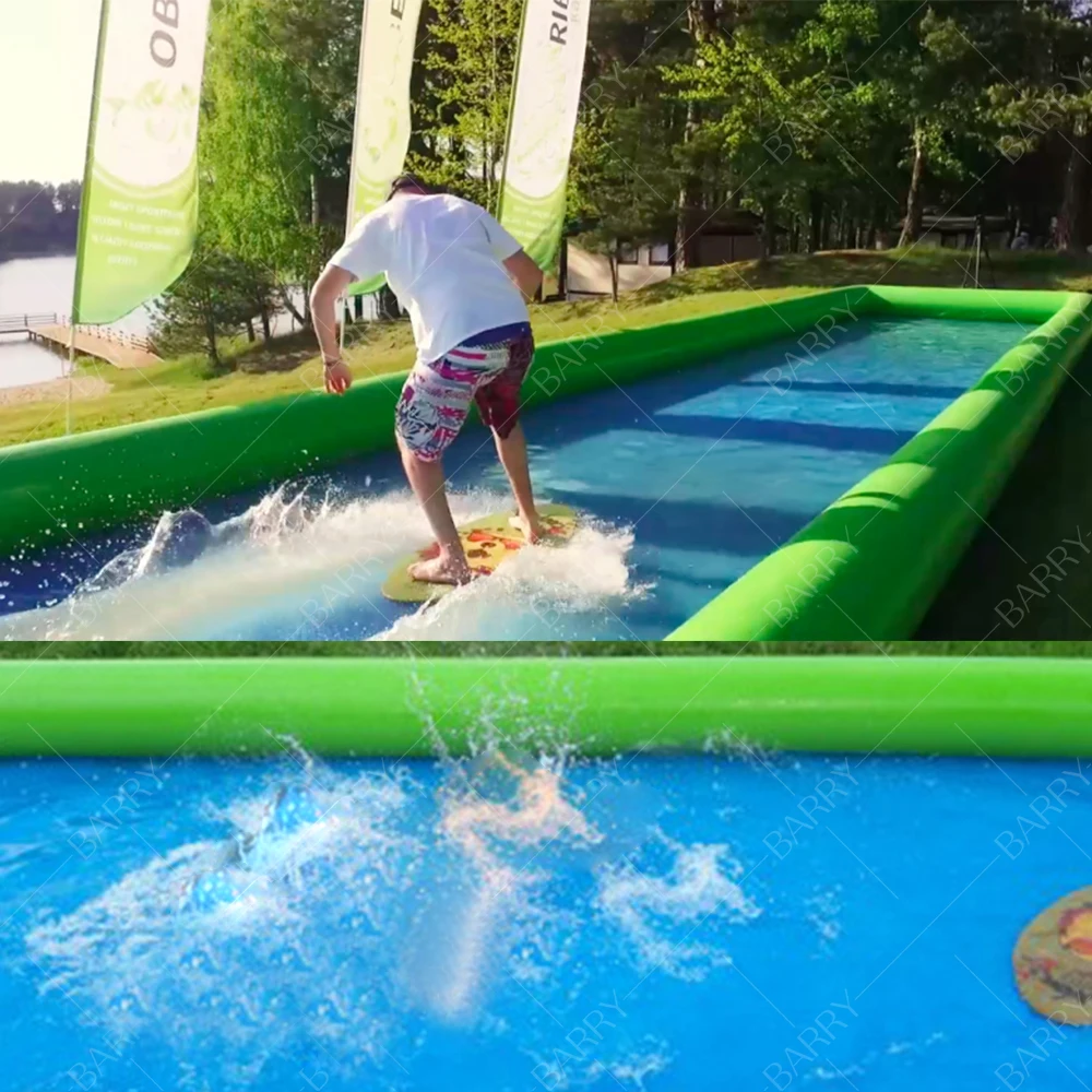 

Hot Sales Outdoor Inflatable Skimboard Track Water Pool for Skimboarding Inflatable Basin for Skimboard