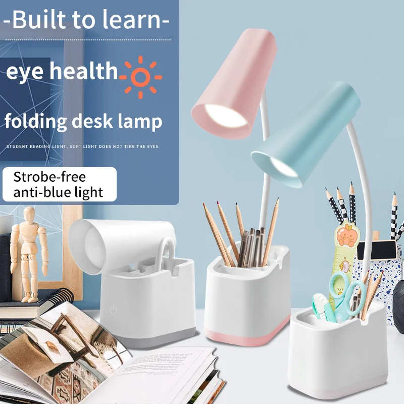 

Multi-Function USB Charging Foldable LED Pen Holder Table lamp