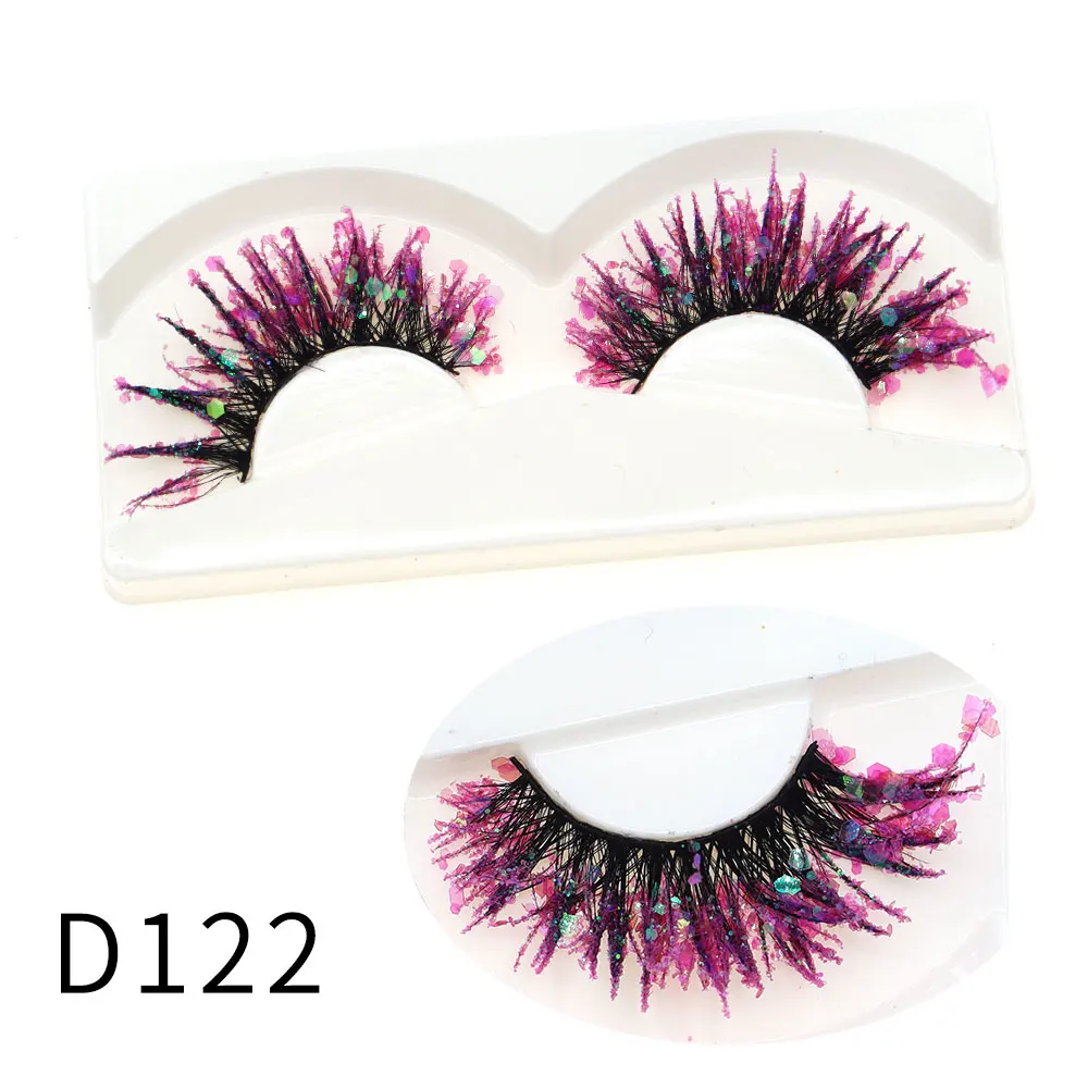 Halloween Style Dreamy Sequins Glitter False Eyelashes