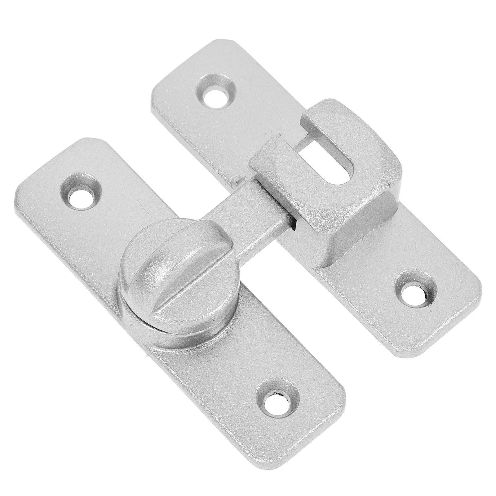 

1Set Door Lock Latch No-Drill Aluminum Alloy Sliding Bolt Lock for Barn Door Cabinet Heavy Duty Gate Latch Bolt Locks for Doors