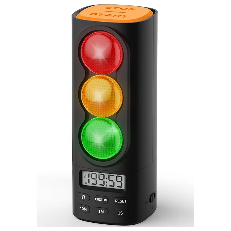Charging Traffic Lights Visual Audio Digital Countdown Game Learning Kitchen Timer