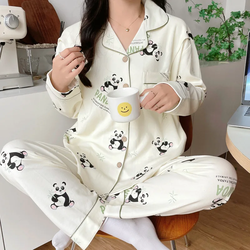 Monthly Clothing 2 Sets Of Spring And Summer Cotton Postpartum Breastfeeding Maternity Pajamas Maternity Pregnancy Home Wear