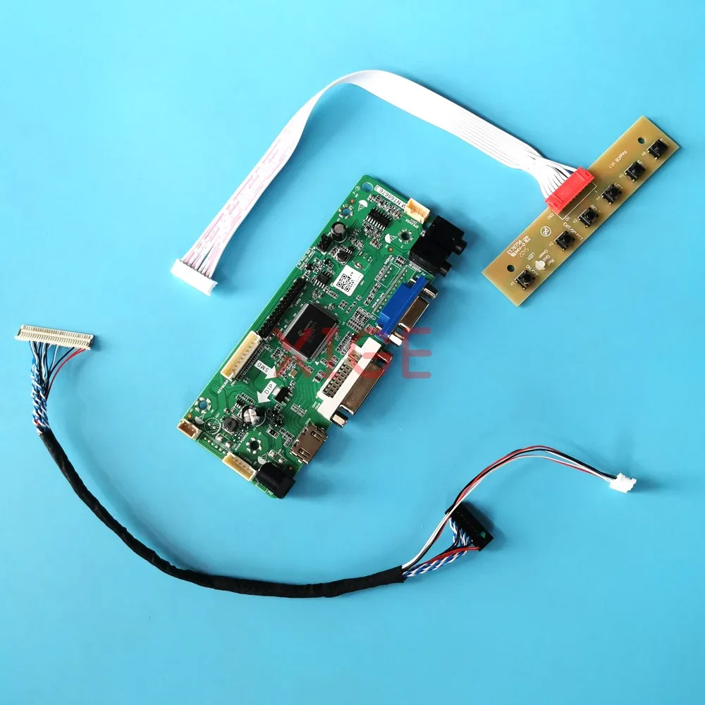 Screen Controller Driver Board Fit CLAA102NA0ACW CLAA102NA2CCN HDMI-Compatible DVI VGA LVDS 30-Pin LCD Matrix 10.2