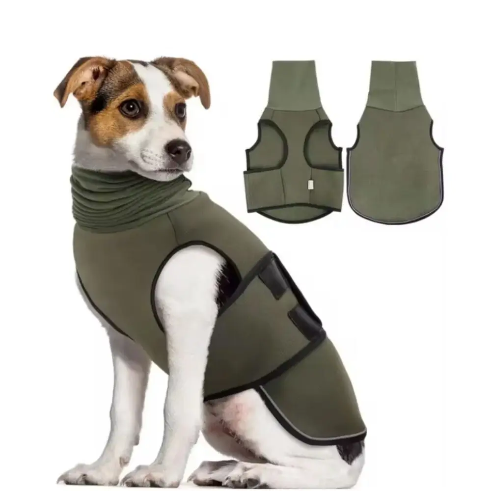 

Dog Anxiety Vest Jacket for Large Dogs Calming Jacket with Hoodie, Quarantine Anti Anxiety Dog Hoodie
