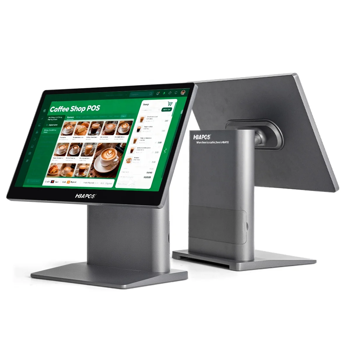 ATV&UTV15.6 Inch Cash Register POS System Supplier Aluminum Alloy Shell Touch Screen All in One Pos System for Wholesale