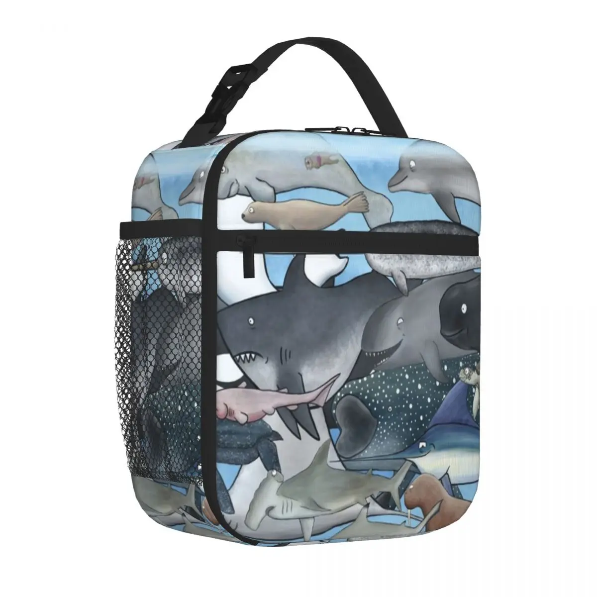 Hot Sale Underwater Assemble Double Layer Durable Lunch Bag Daycare Meal Adult Lunch Bag
