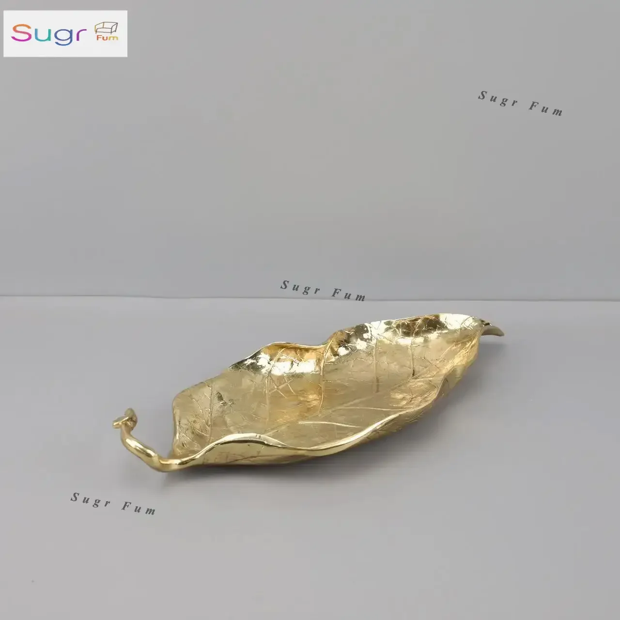 

Brass leaves fruit tray tray ornament desktop coffee table living room hotel model room home decorations