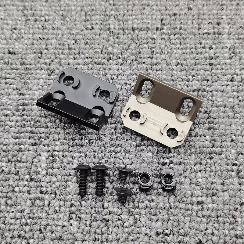 Tactical M300 M600 Flashlight Base MLOK Side Mounting Bracket Rail CNC Metal Base Flashlight Stand Hunting Accessories