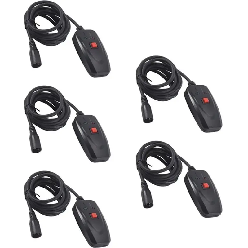Superior Portable 3 Pins XLR Fog Machine 5 Pieces Wired Remote Control 400W 900W Smoke Machines
