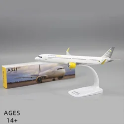 1:200 Scale Spanish Vueling Airlines Airplane Model A321 NEO ABS Plastic Model Collection Display Boutique Decoration