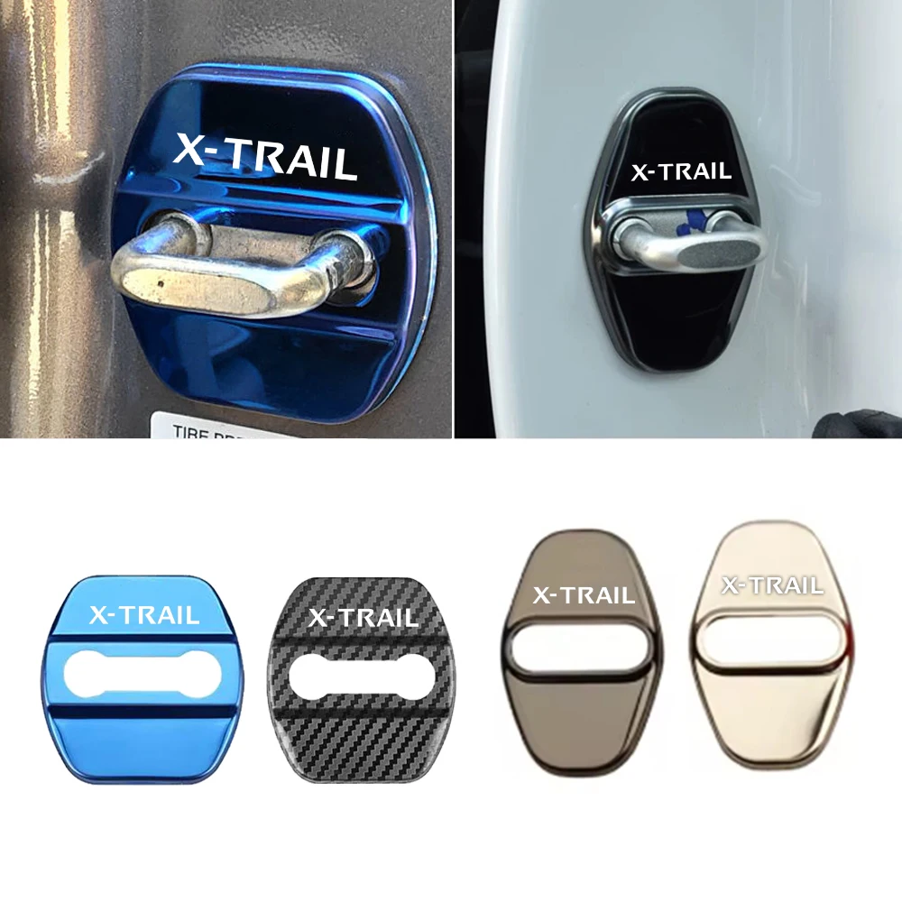

4pcs Car Door Lock Buckle Protection Cover Anti-rust Waterproof for Nissan X-Trail T33 Auto Car Styling Accessories
