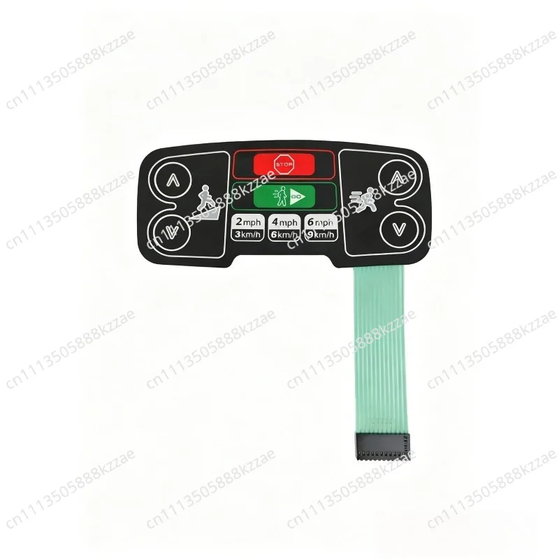 For Life Fitness 95TE A95T S3 Treadmill Membrane Switch, Quick Start Stop Button, Console Panel Keypad Replacement Parts